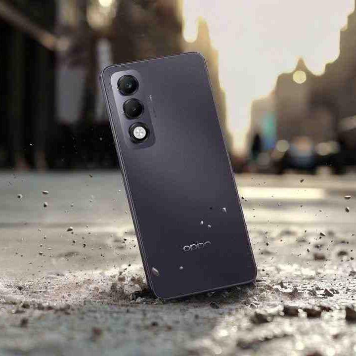 OPPO K13x 5G 6000mAh and SUPERVOOC Charger & AI (Breeze blue, 128 GB 6GB RAM)