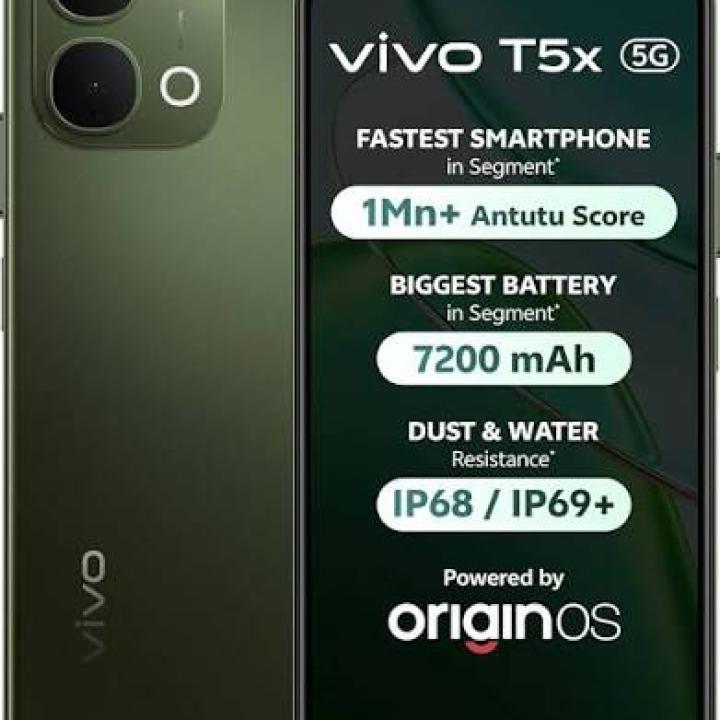 VIVO T5X 6GB 128  CYBER GREEN