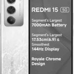 REDMI 15 5G FROSTED WHITE (8GB RAM/ 256 GB ROM)